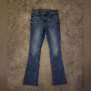 American Eagle High Rise Skinny Kick 10 Long